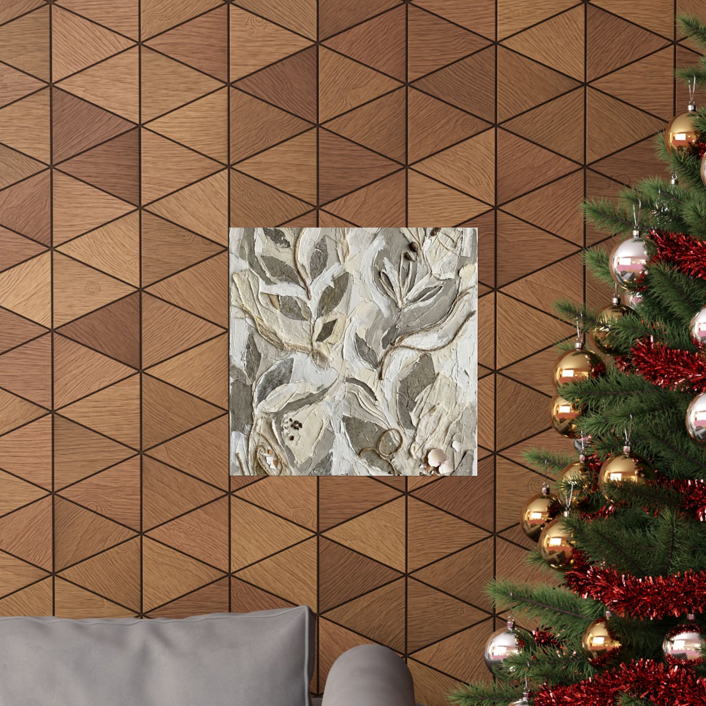 Japandi Textured Wall Art Print