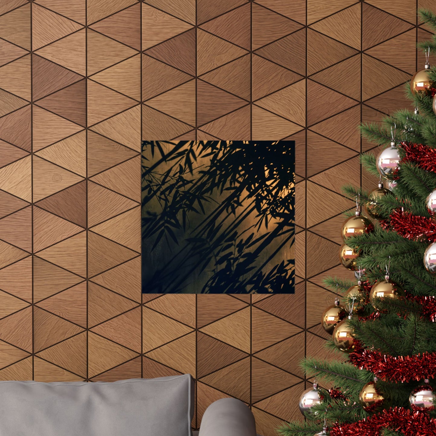Summer Shadow Play Shadow Zen Wall Art Print | Luxurious Decor