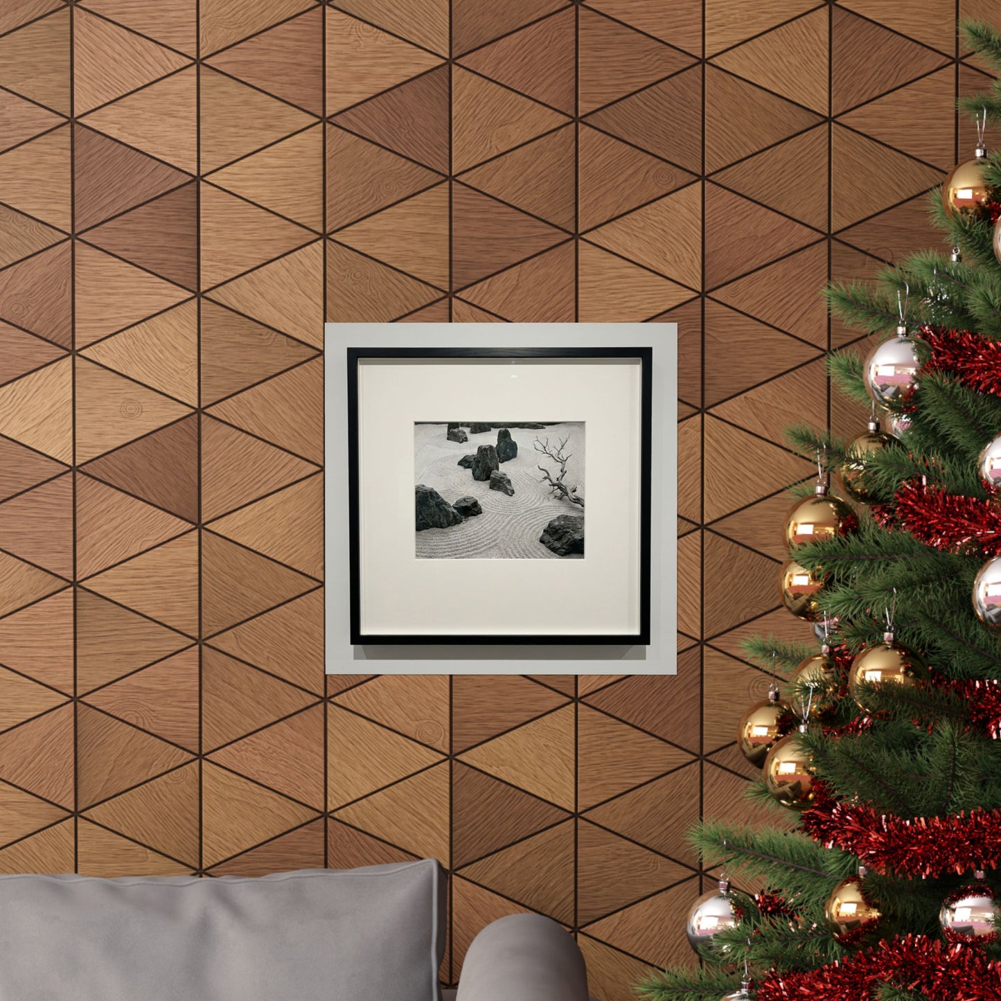 Karesansui Dry Zen Karesansui Wall Art Print