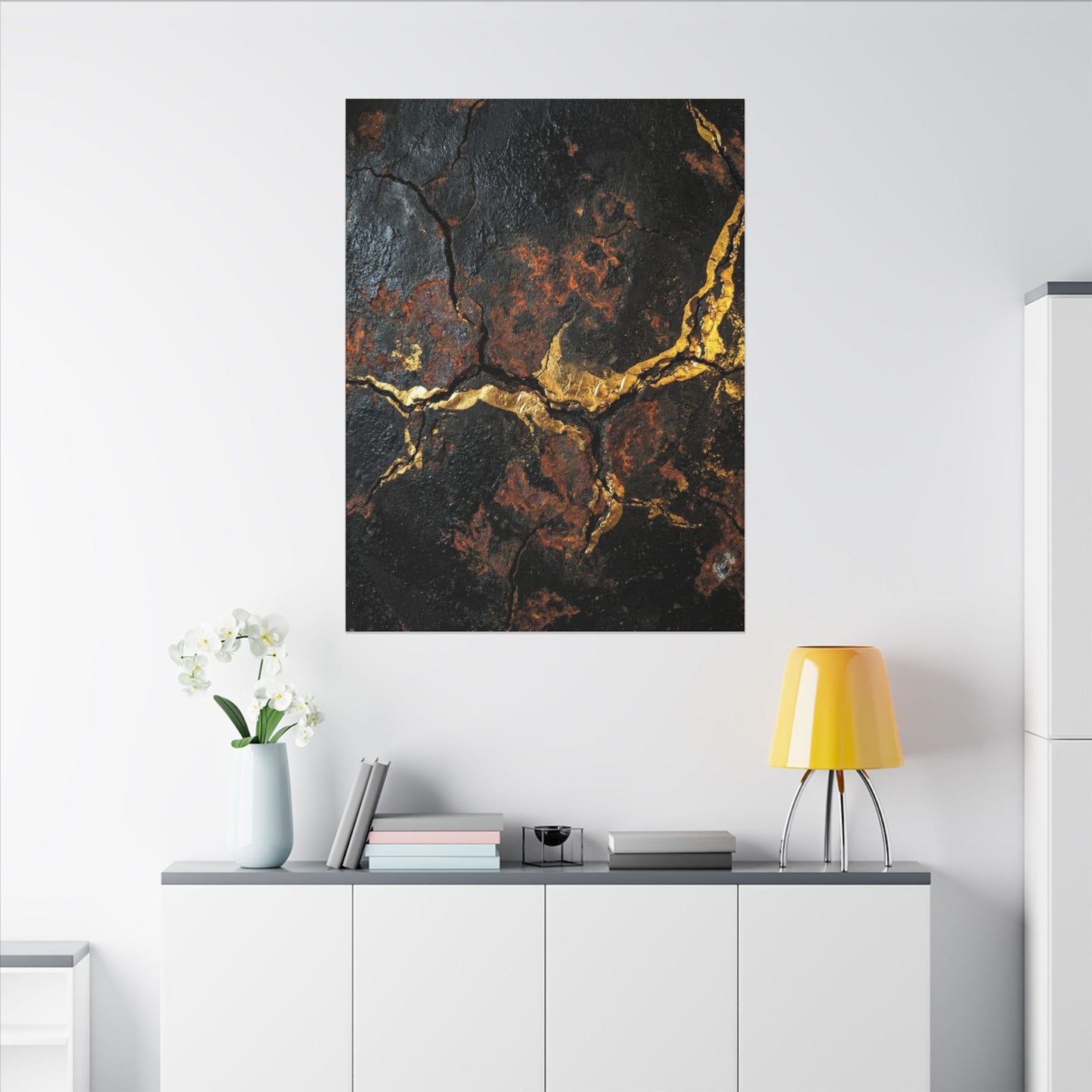 Kintsugi Broken Beauty Canvas Art