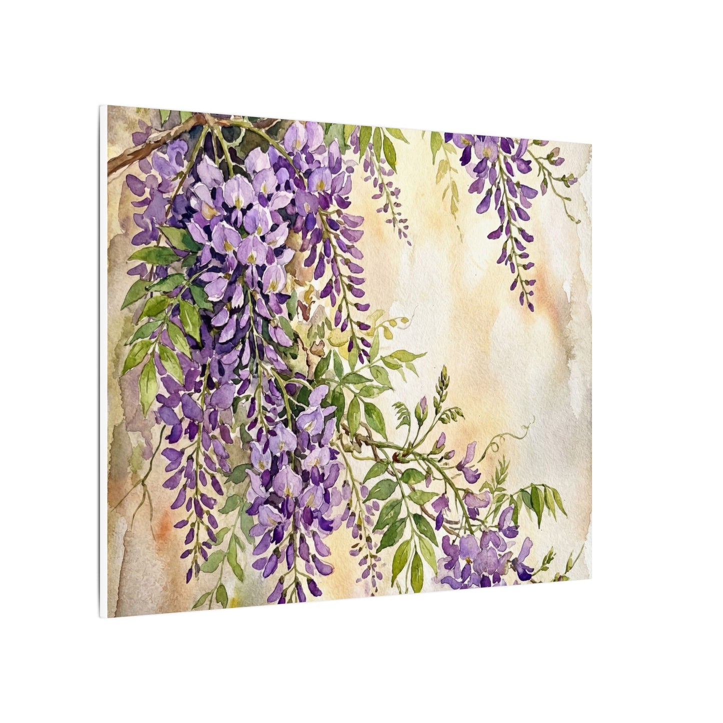Wisteria Spring Canvas Art | Japandi Cozy Design