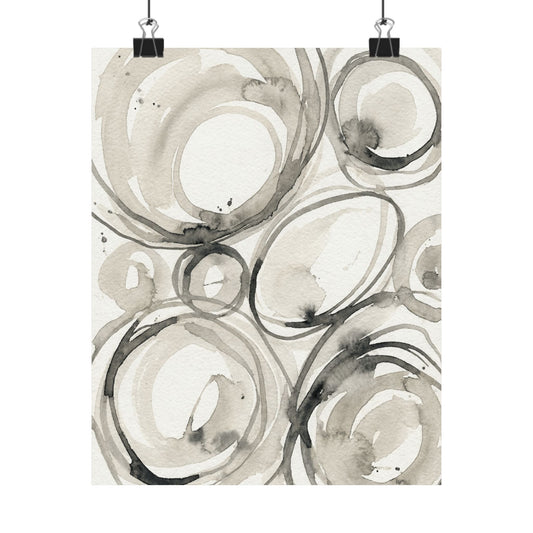 Organic Beauty of Warm Grey: Japandi Art