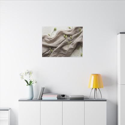 Overcast Silk Drape Canvas Art - Japandi Ma