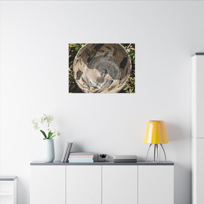 Elegant Ceramic Bowl Canvas Art - Japanese Pattern Japandi