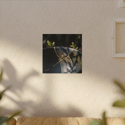 Seijaku Broken Pottery Canvas Art - Dark Japandi Shadow Zen