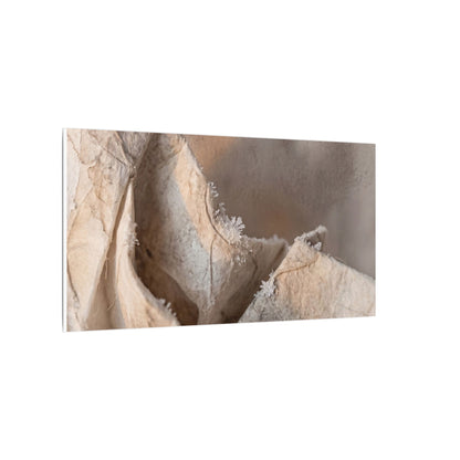 Japandi Paper Fold in Candlelight | Watercolor Canvas Art