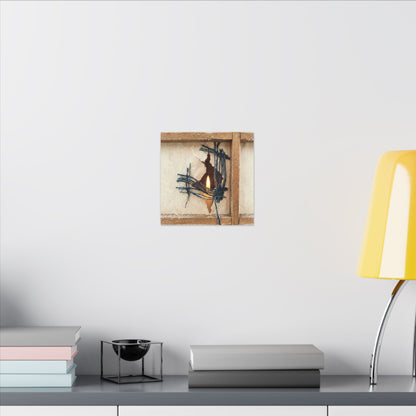 Winter Shoji Screen Broken Beauty Canvas Art | Resilient Decor