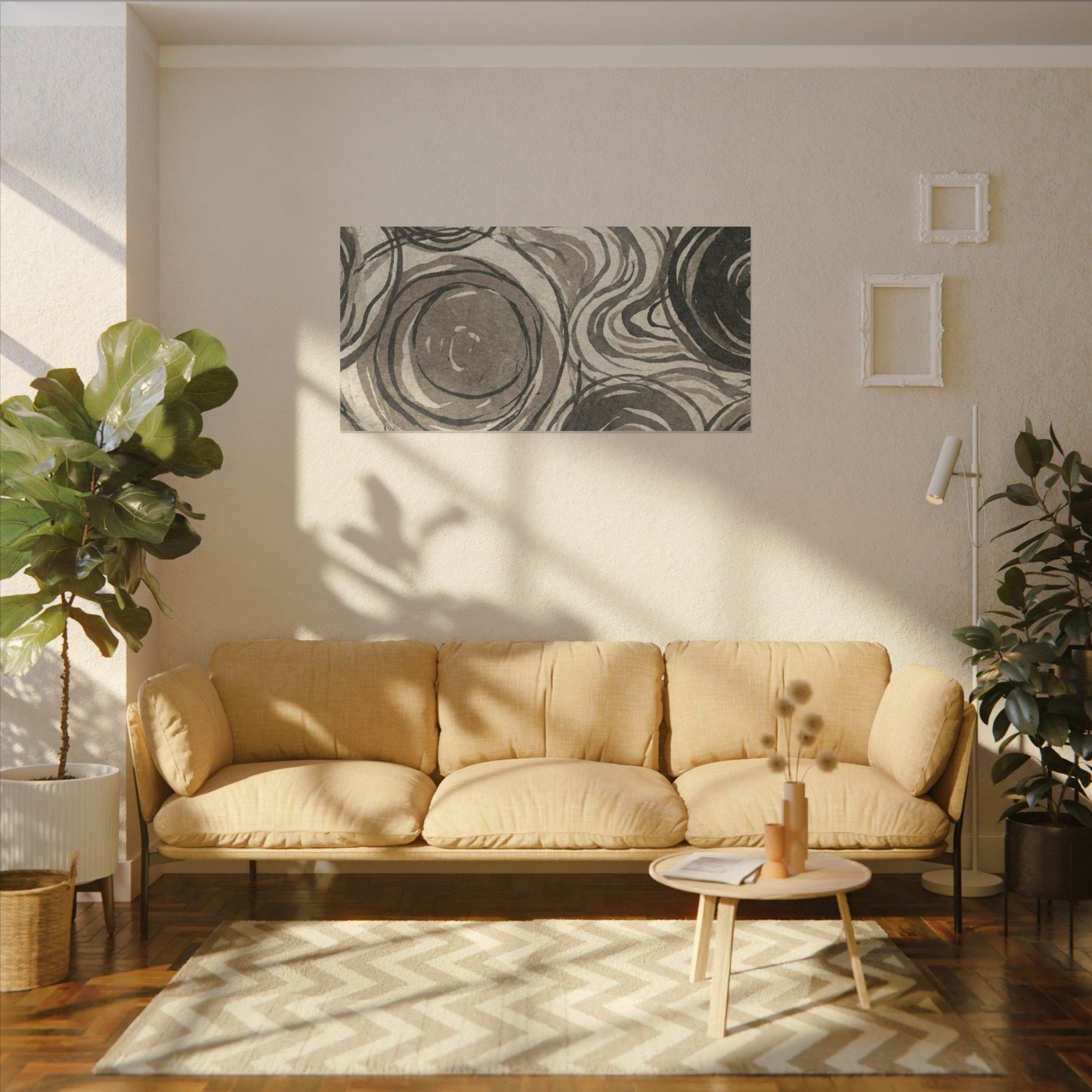 Wabi-sabi Pattern Japandi Japanese Pattern Canvas Art