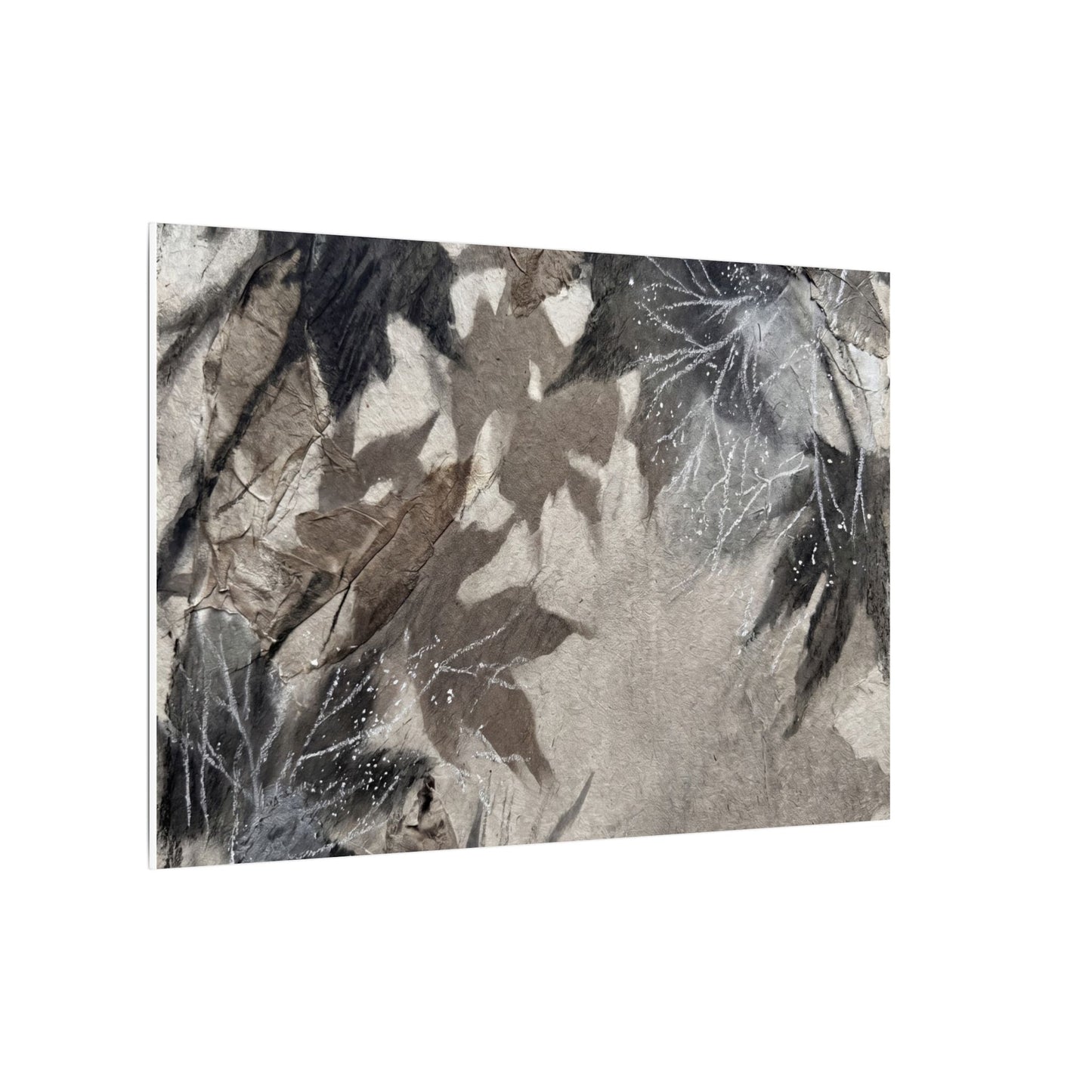 Shadow Play Texture Canvas Art | Cozy Japandi Art