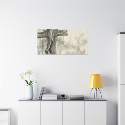 Torii Gate Summer Canvas Art | Zen Tranquil Design