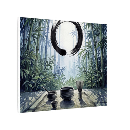 Seijaku Tea Ceremony Canvas Art - Zen Enso