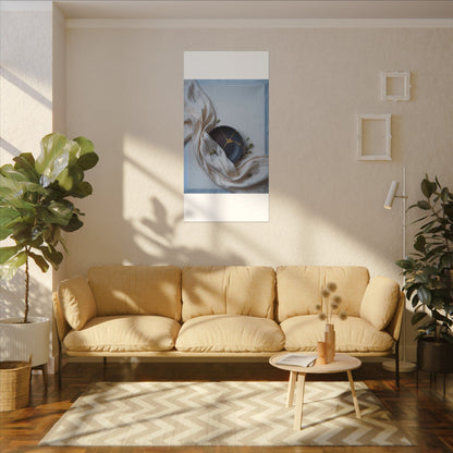 Ma Silk Drape Canvas Art - Kintsugi Gold Repair