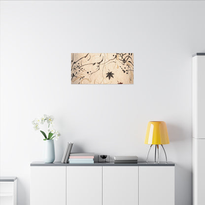 Golden Hour Shoji Screen Canvas Art - Japandi Fukinsei