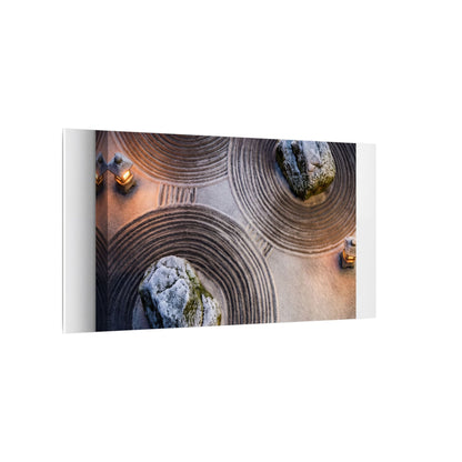 Candlelight Rock Garden Canvas Art - Japandi Ma