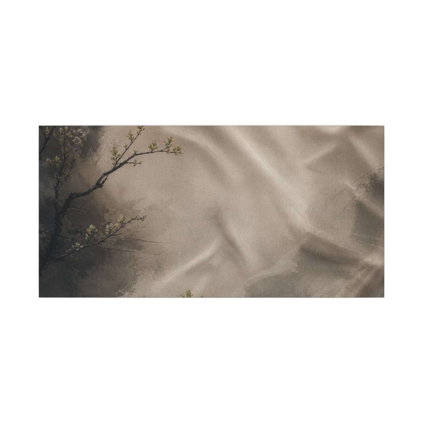 Silk Drape Canvas Art | Spring Japandi Japanese Pattern Art