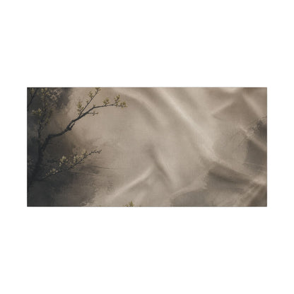 Silk Drape Canvas Art | Spring Japandi Japanese Pattern Art