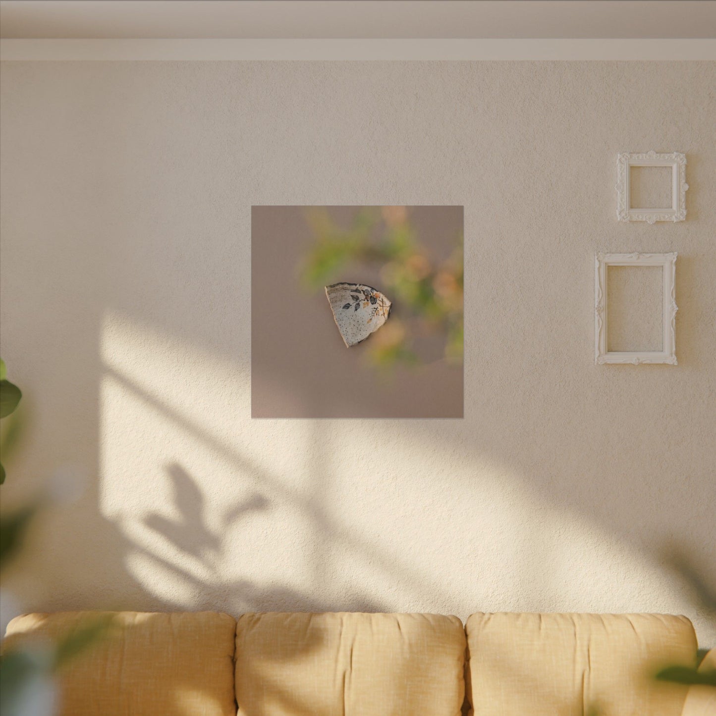 Ceramic Bowl Canvas Art | Spring Japandi Japanese Pattern Art