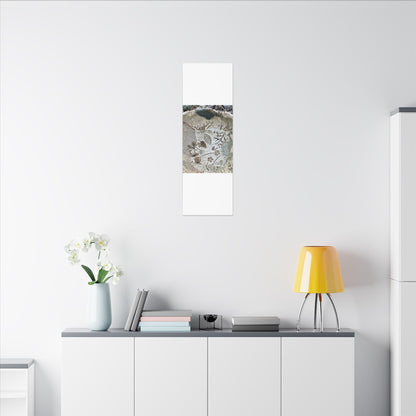 Ceramic Bowl Winter Canvas Art | Japandi Earthy Design