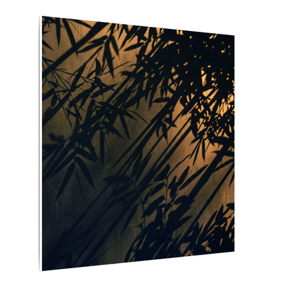 Sophisticated Shadow Play Canvas Art - Shadow Zen Dark Japandi