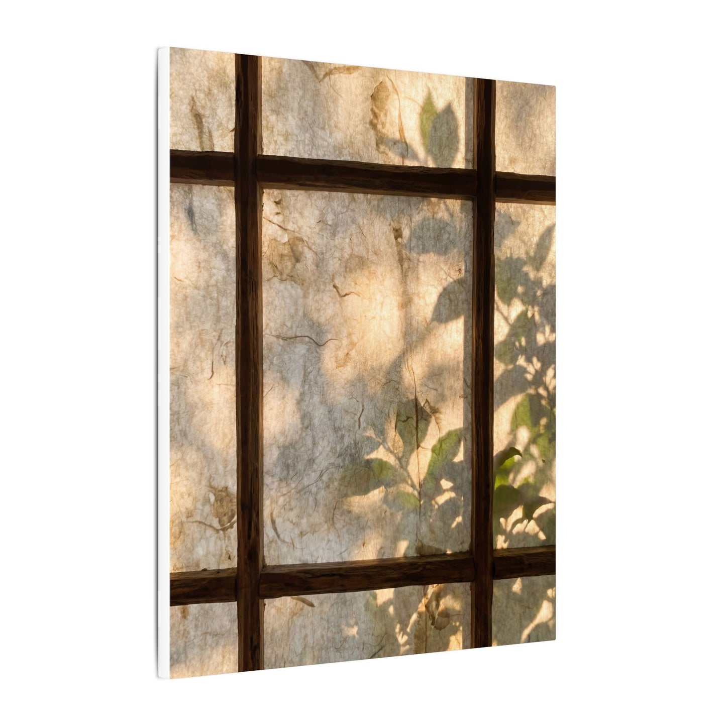 Golden Hour Shoji Screen Canvas Art - Japandi Mono No Aware