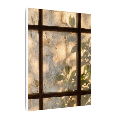 Golden Hour Shoji Screen Canvas Art - Japandi Mono No Aware