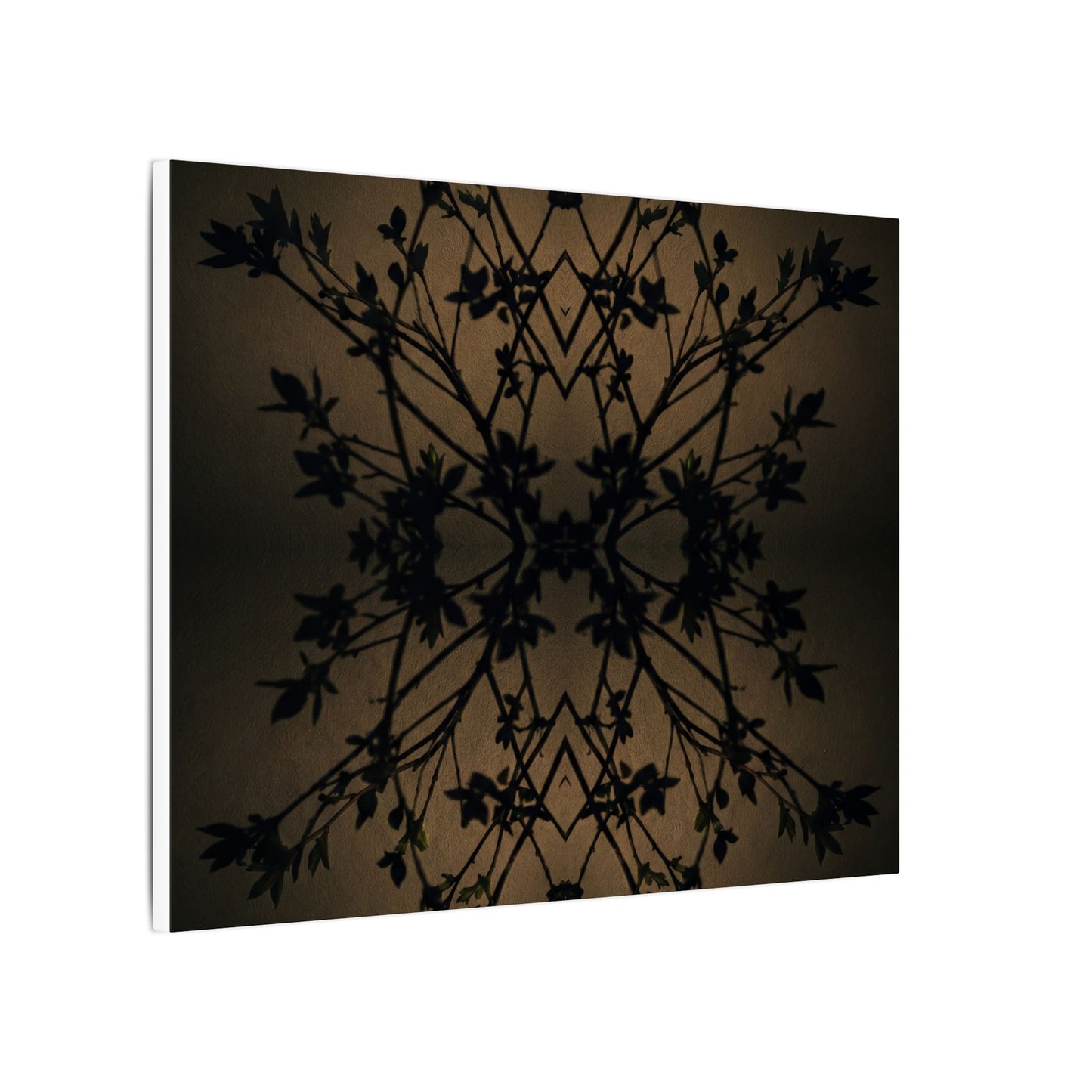 Golden Hour Shadow Play Canvas Art - Dark Japandi Seijaku