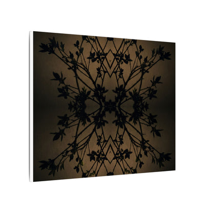 Golden Hour Shadow Play Canvas Art - Dark Japandi Seijaku