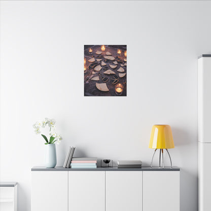 Winter Broken Pottery Broken Beauty Canvas Art | Beautiful Decor