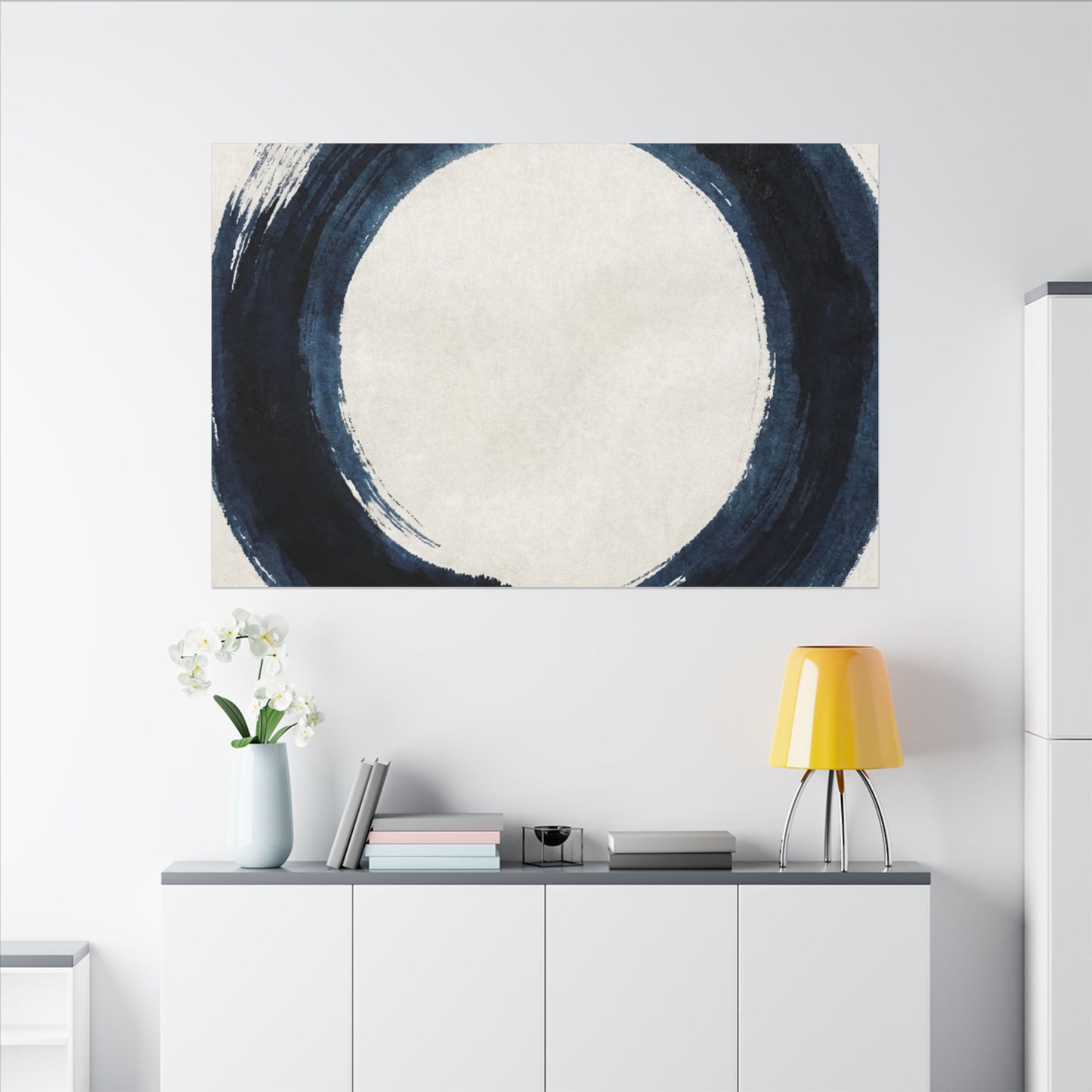 Balanced Meditation Zen Enso Canvas Art