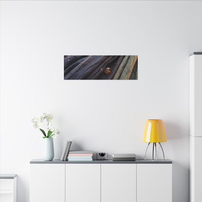 Silk Drape Shadow Zen Canvas Art | Moody Dark Japandi Art