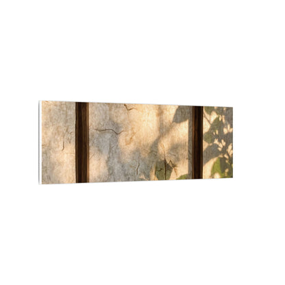 Golden Hour Shoji Screen Canvas Art - Japandi Mono No Aware