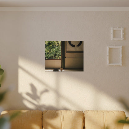 Tea Ceremony Enso Canvas Art | Serene Zen Art