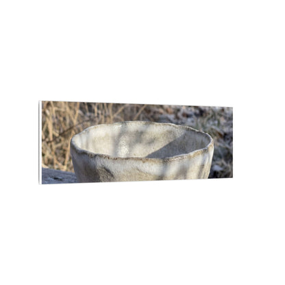 Dappled Ceramic Bowl Canvas Art - Japandi Fukinsei