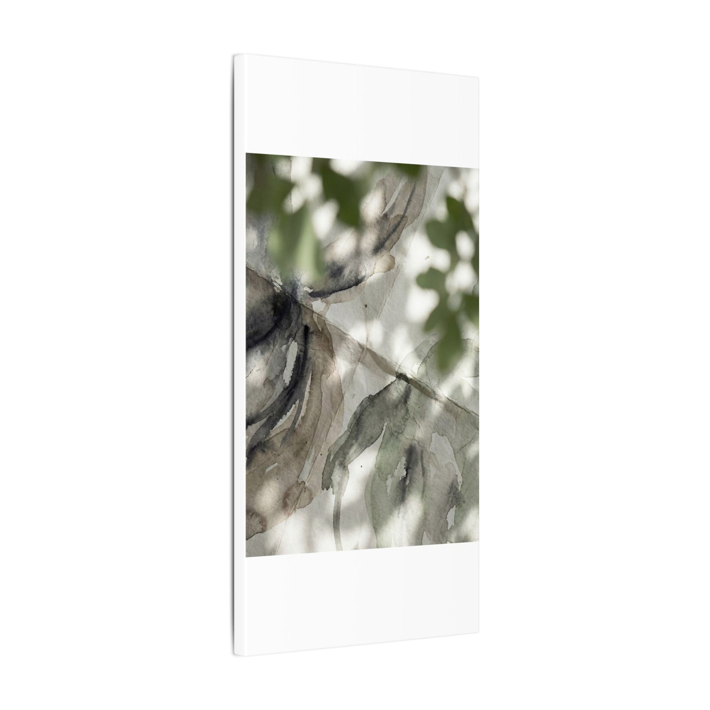 Spring Paper Fold Watercolor Canvas Art | Warm Decor