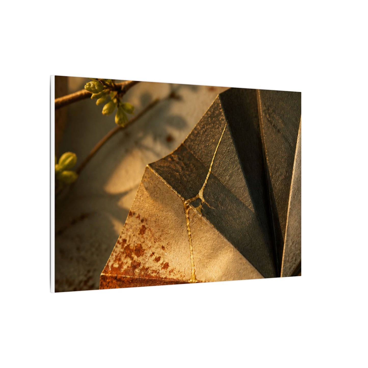 Ma Paper Fold Canvas Art - Kintsugi Broken Beauty