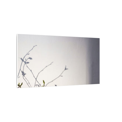 Japandi Shadow Play in Dawn | Japanese Pattern Canvas Art