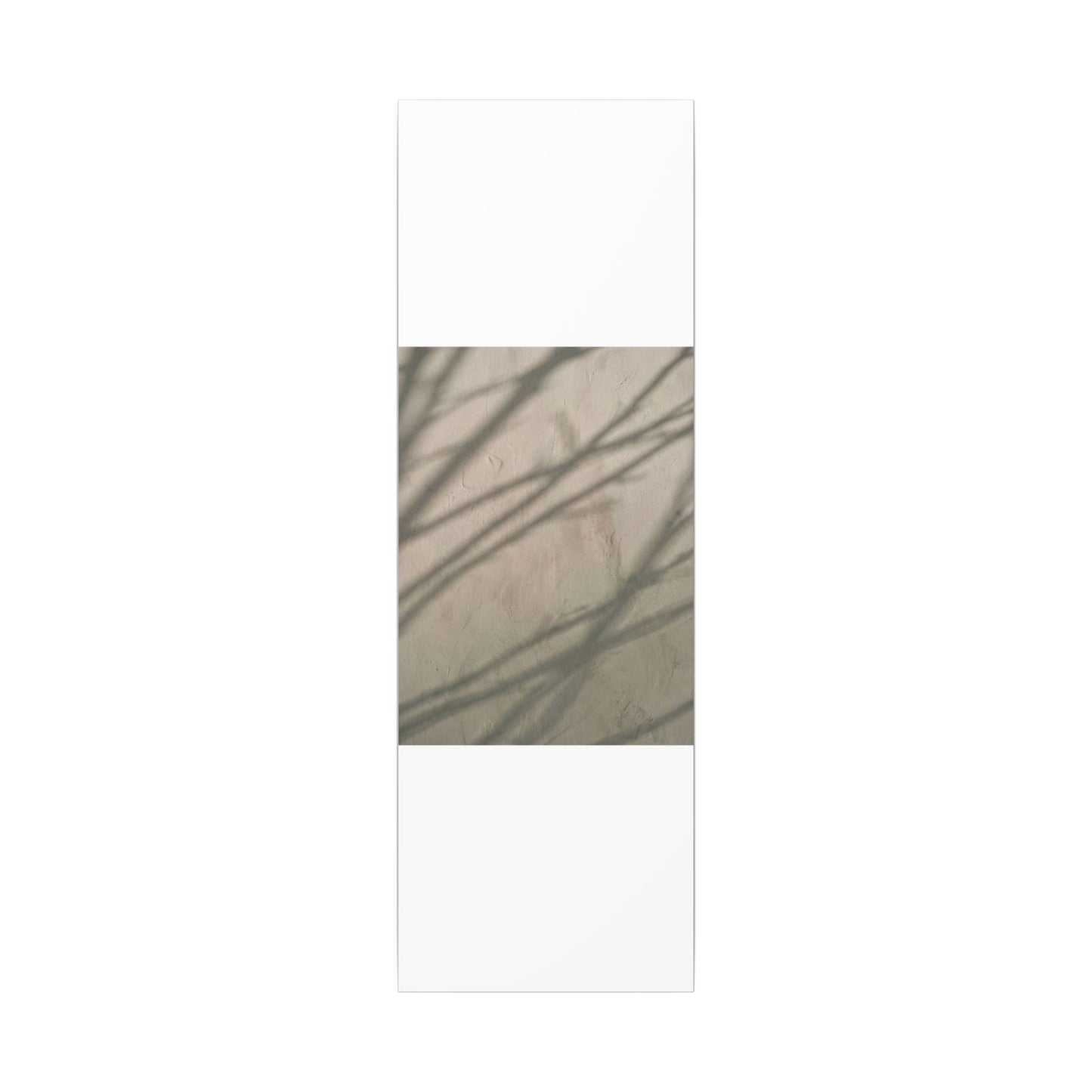 Shadow Play Japanese Pattern Canvas Art | Warm Japandi Art