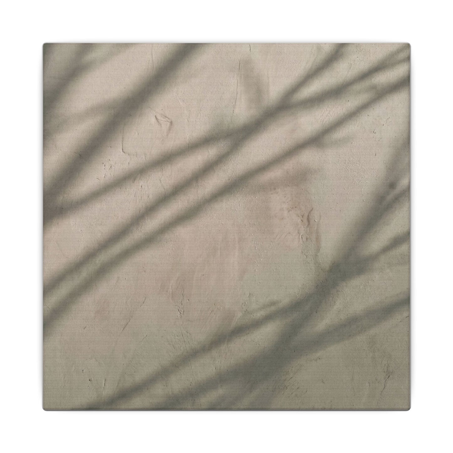 Shadow Play Japanese Pattern Canvas Art | Warm Japandi Art