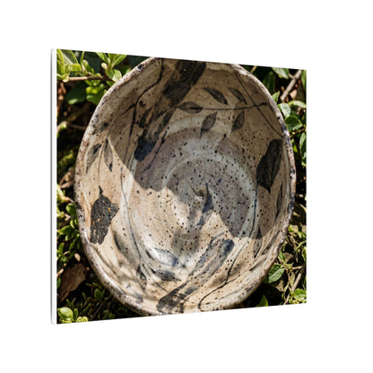 Elegant Ceramic Bowl Canvas Art - Japanese Pattern Japandi