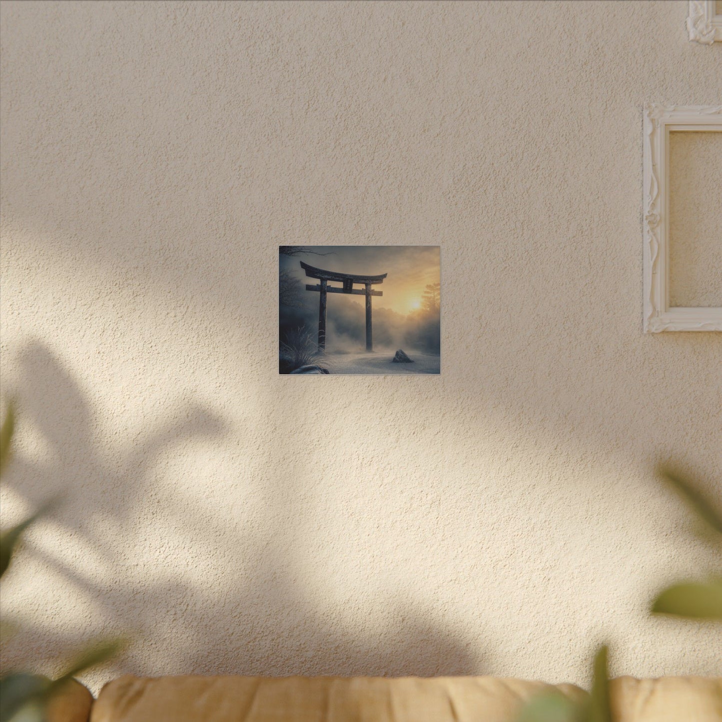 Zen Torii Gate in Golden Hour | Karesansui Canvas Art