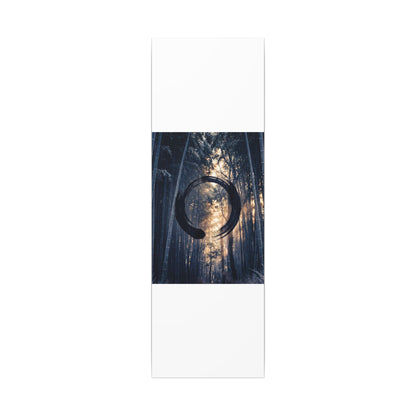 Bamboo Grove Canvas Art | Winter Zen Enso Art