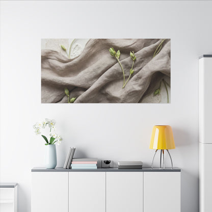 Overcast Silk Drape Canvas Art - Japandi Ma