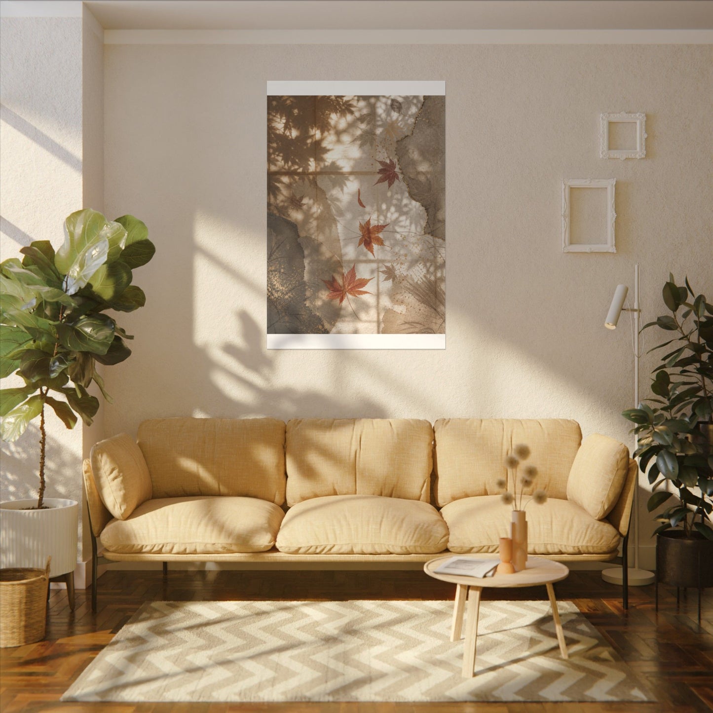 Datsuzoku Shoji Screen Canvas Art - Japandi Japanese Pattern