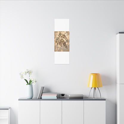 Spring Wisteria Herbarium Canvas Art | Earthy Decor