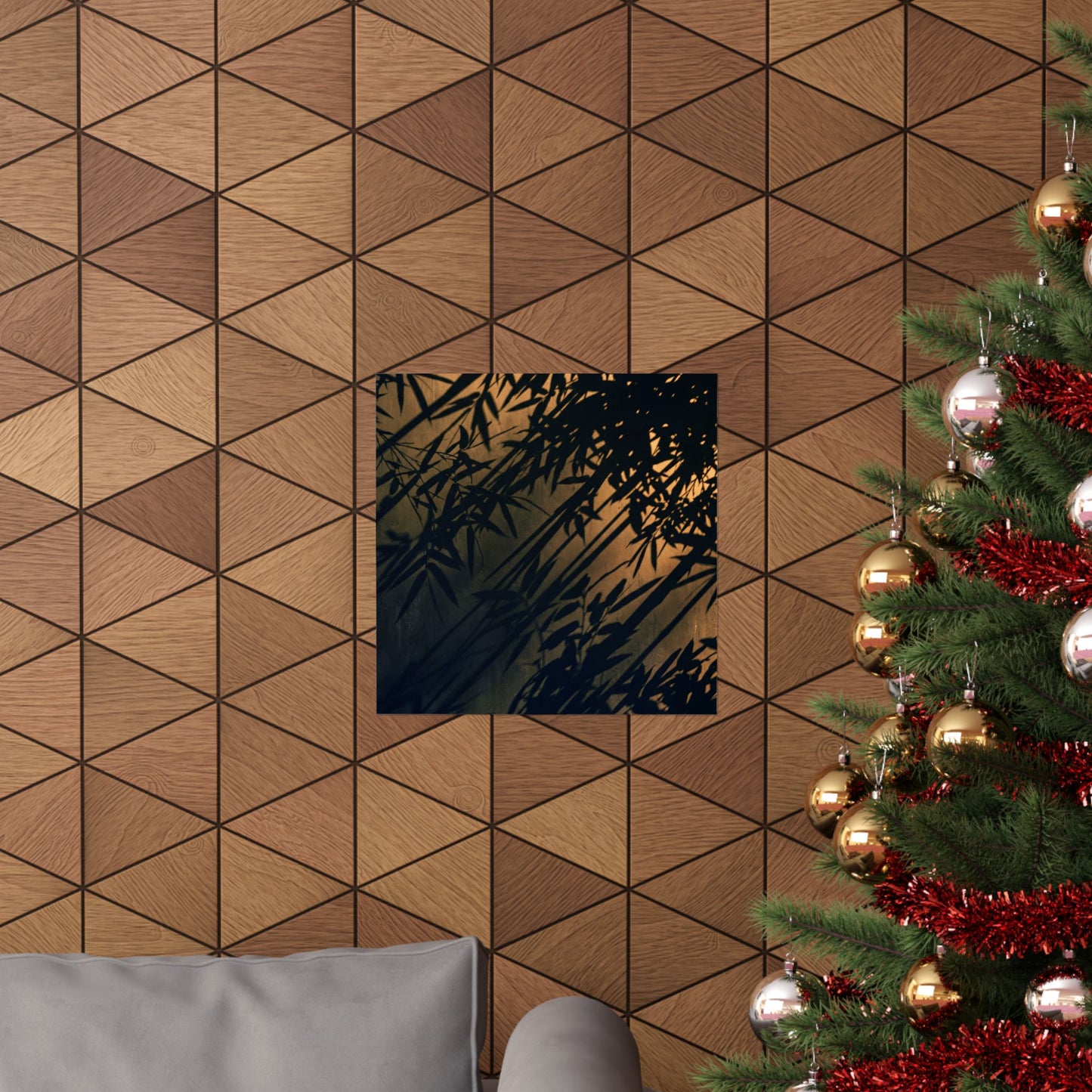 Summer Shadow Play Shadow Zen Wall Art Print | Luxurious Decor