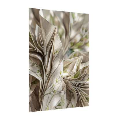 Fukinsei Paper Fold Canvas Art - Japandi Watercolor