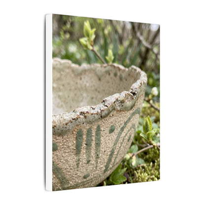 Elegant Ceramic Bowl Canvas Art - Japanese Pattern Japandi