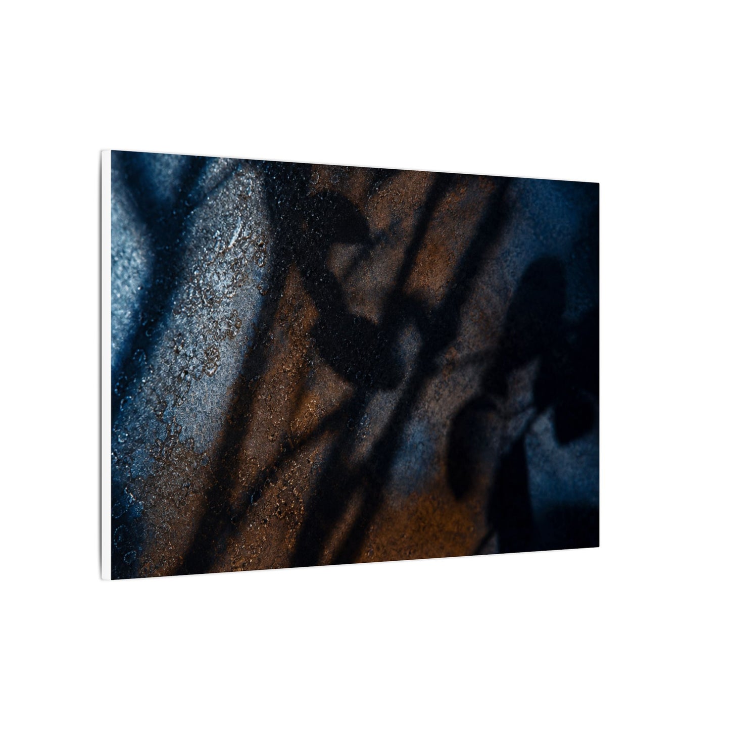 Moonlight Shadow Play Canvas Art - Dark Japandi Ma