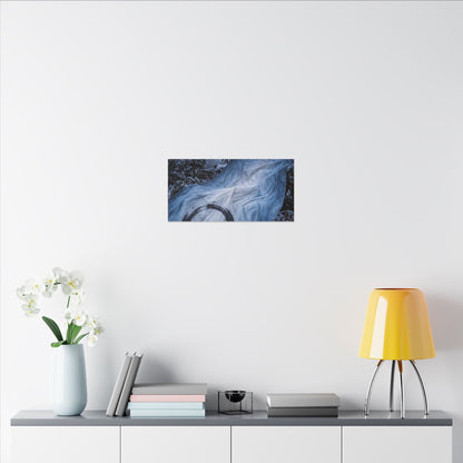 Moonlight Silk Drape Canvas Art - Zen Datsuzoku