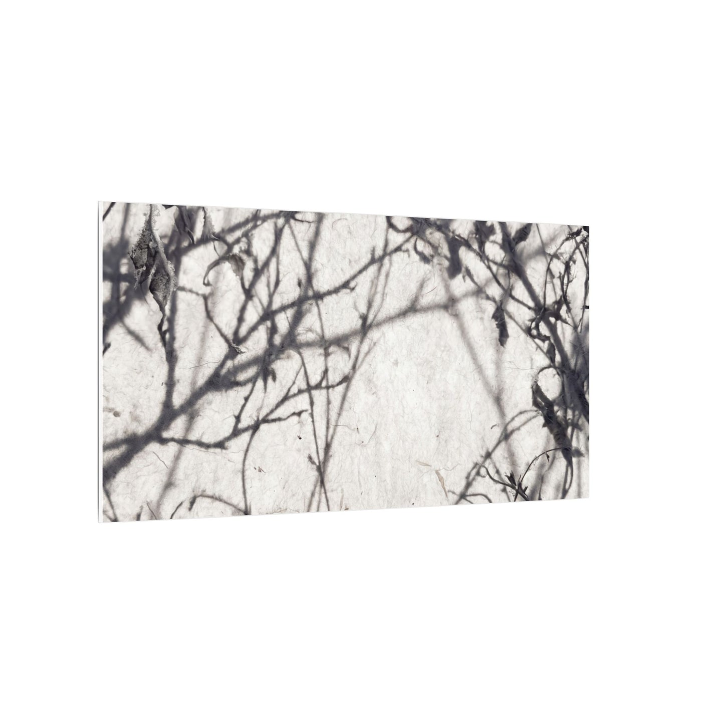 Winter Shadow Play Japanese Pattern Canvas Art | Elegant Decor